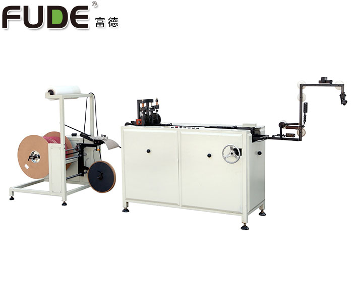 Double wire forming and spooling machine